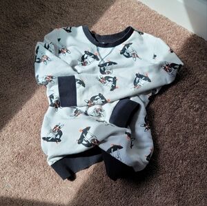 H&M Frenchie Dog Pullover Sweatshirt